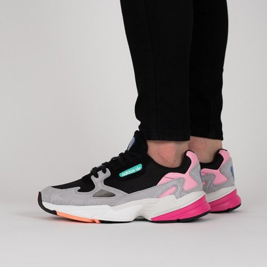 Buty sportowe damskie Adidas Originals dla biegaczy na jesień bez wzorów sznurowane 