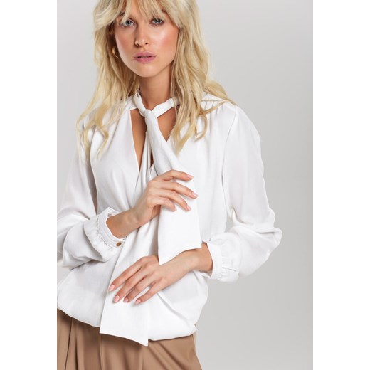 Biała Bluzka Camille Renee  XL Renee odzież