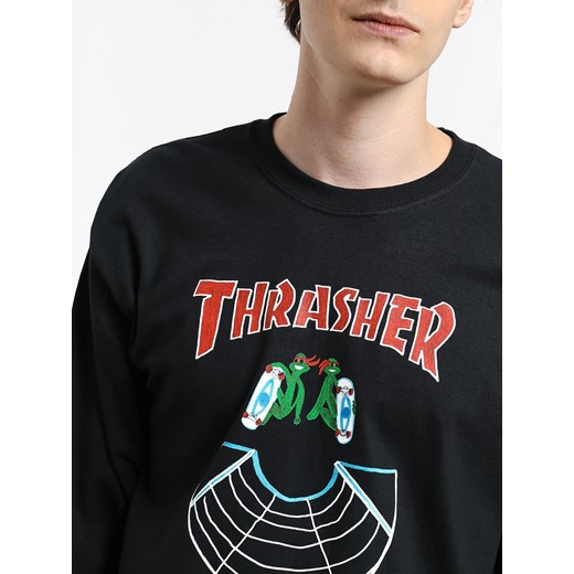 T-shirt męski Thrasher z bawełny na jesień 