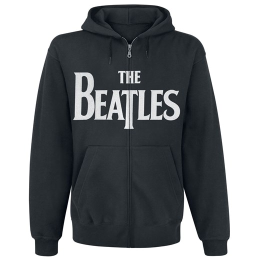 The Beatles - Drop T Logo - Bluza z kapturem rozpinana - czarny   M EMP