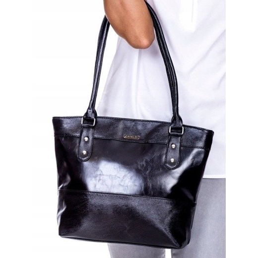 Shopper bag 4U Cavaldi na ramię ze skóry ekologicznej elegancka 