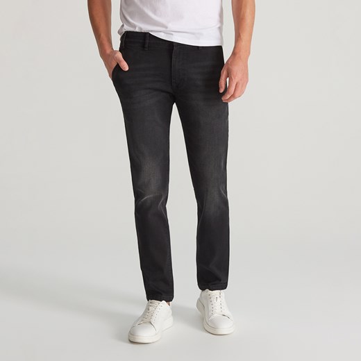 Reserved - Spodnie jeansowe slim - Czarny  Reserved 34/32 