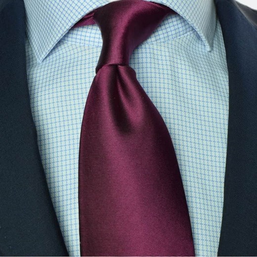Krawat jedwabny jednolity bordowy Republic Of Ties   