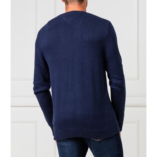 Sweter męski Tommy Jeans niebieski casualowy 