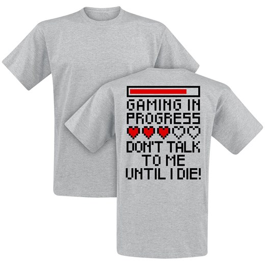 T-shirt męski Gaming In Progress ... z krótkimi rękawami 