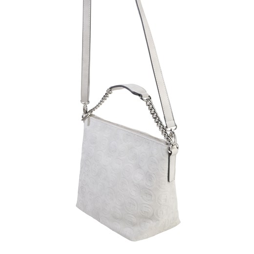 Shopper bag Comma, szara skórzana matowa bez dodatków elegancka 