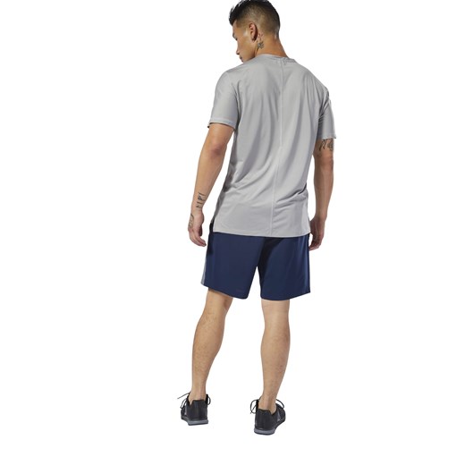 T-shirt męski Reebok z krótkim rękawem bez wzorów 