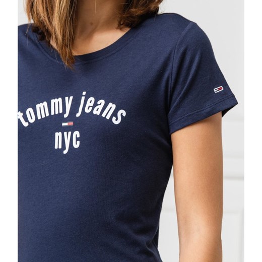 Bluzka damska Tommy Jeans z krótkimi rękawami 