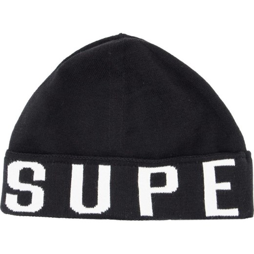 Superdry czapka zimowa damska czarna casual 