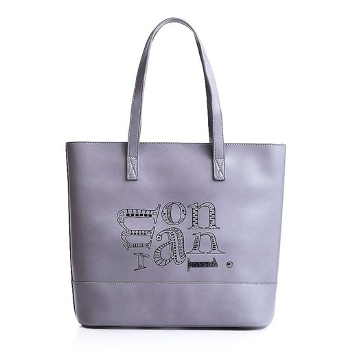 Shopper bag Monnari na ramię ze skóry ekologicznej elegancka 