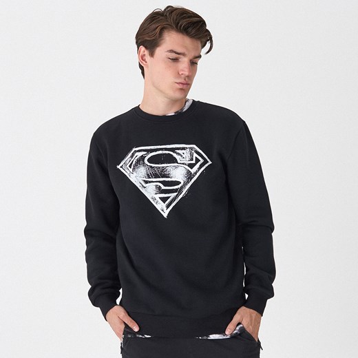 House - Bluza z nadrukiem Superman - Czarny  House M 