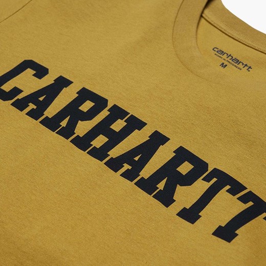 Koszulka męska Carhartt College T-Shirt I024772 COLZA/BLACK    sneakerstudio.pl