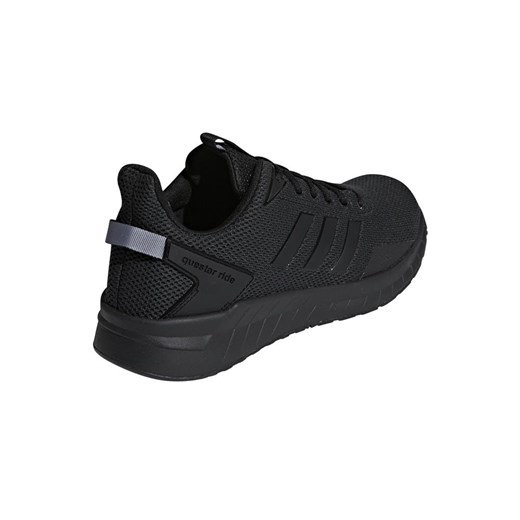 Buty sportowe męskie Adidas wiązane czarne na wiosnę 