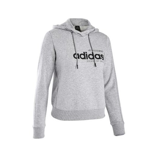 Bluza z kapturem Gym & Pilates damska Adidas  M Decathlon