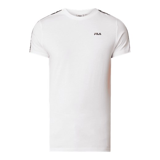 Koszulka sportowa Fila biała z nadrukami 