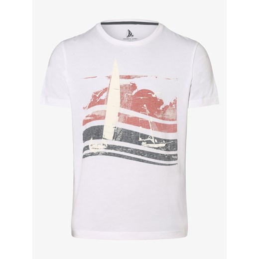 Andrew James Sailing - T-shirt męski, biały Andrew James Sailing  S vangraaf