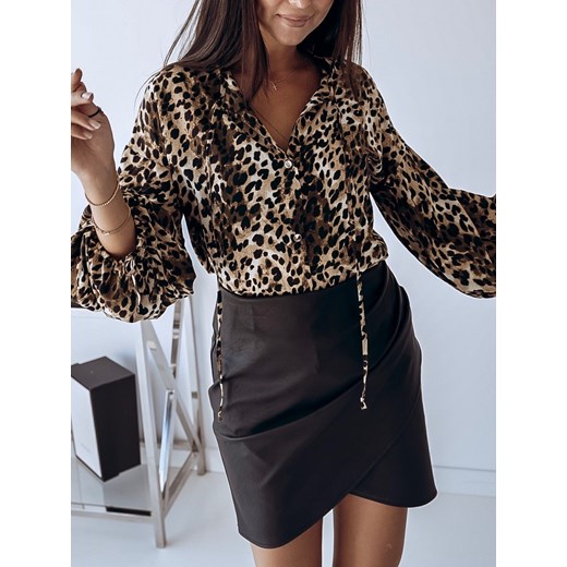 Bluzka damska brązowa 