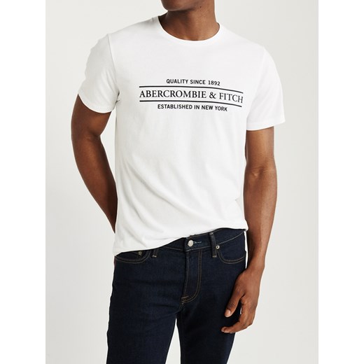 T-shirt męski Abercrombie & Fitch z krótkim rękawem 
