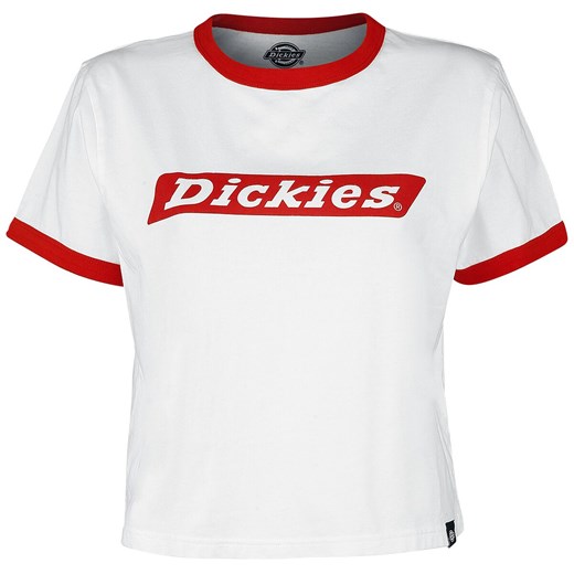 Dickies - Hellier - T-Shirt - biały czerwony