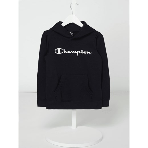 Bluza z kapturem z gumowym nadrukiem z logo  Champion XXS Peek&Cloppenburg 