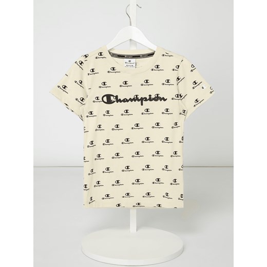 T-shirt z wzorem z logo  Champion XXL Peek&Cloppenburg 