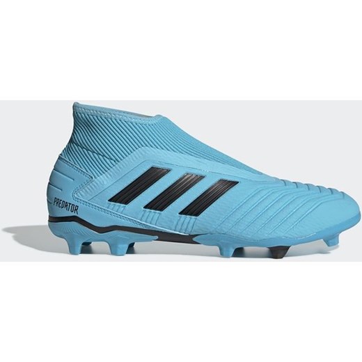Buty piłkarskie korki Predator 19.3 LL FG Adidas (bright cyan/core black) Adidas  42 wyprzedaż SPORT-SHOP.pl 