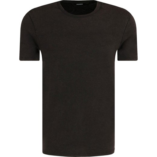 Zadig&voltaire t-shirt męski czarny z krótkim rękawem 