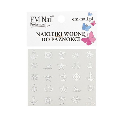 Naklejki wodne do paznokci  Em Nail Professional uniwersalny em-nail.pl