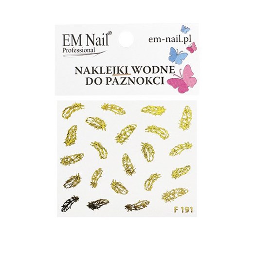 Naklejki wodne do paznokci Em Nail Professional  uniwersalny em-nail.pl