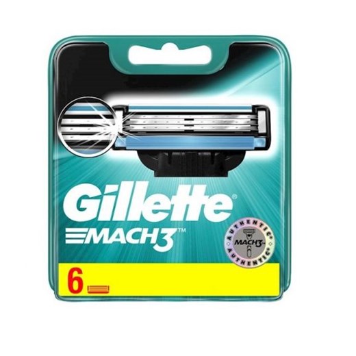 Gillette Mach 3 wymienne ostrza do maszynki do golenia 6szt  Gillette  Horex.pl
