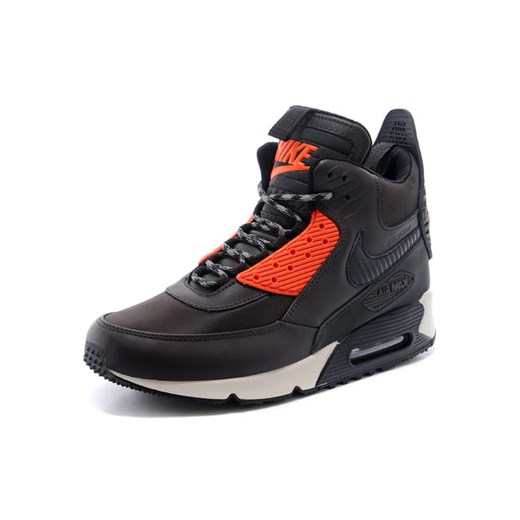 Nike Air Max 90 Sneakerboot Winter Black/Red Nike   wyprzedaż UltraColors 