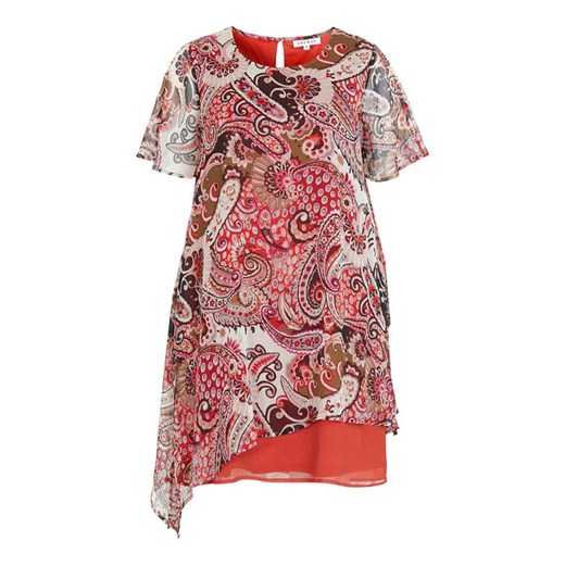 Sukienka Zhenzi w abstrakcyjne wzory 