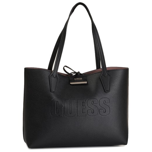 Shopper bag Guess bez dodatków duża na ramię elegancka 