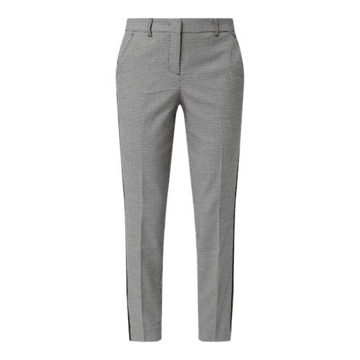 Spodnie typu track pants o kroju slim fit ze wzorem w pepitkę  Tom Tailor 40/32 Peek&Cloppenburg 