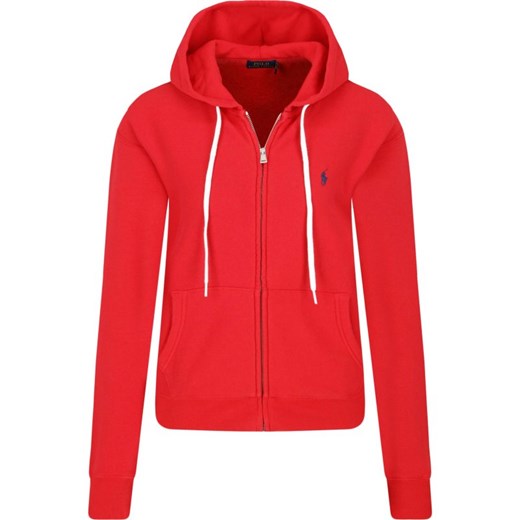 Bluza damska Polo Ralph Lauren czerwona krótka sportowa 