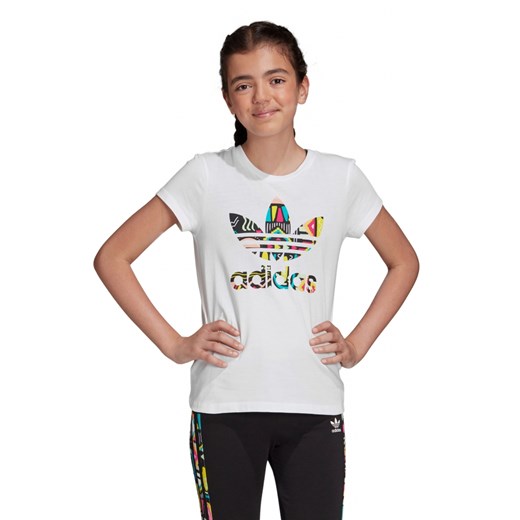Bluzka dziewczęca Adidas Originals biała 