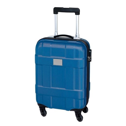 Niebieska walizka Kemer męska 