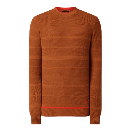 Sweter z mieszanki bawełny i wełny  SCOTCH&SODA XL Peek&Cloppenburg 