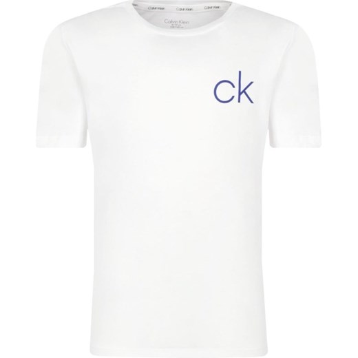 T-shirt chłopięce Calvin Klein Underwear z napisami z krótkim rękawem 