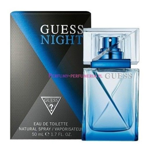 Guess Night 50ml M Woda toaletowa perfumy-perfumeria-pl niebieski woda