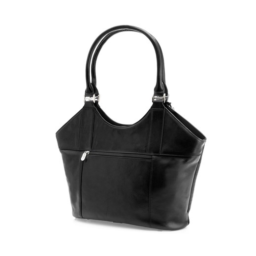 Shopper bag Wittchen czarna bez dodatków duża do ręki elegancka 