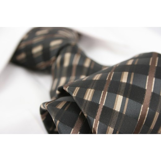 Modny krawat Angelo di Monti KRADM0819 jegoszafa-pl szary efektowne
