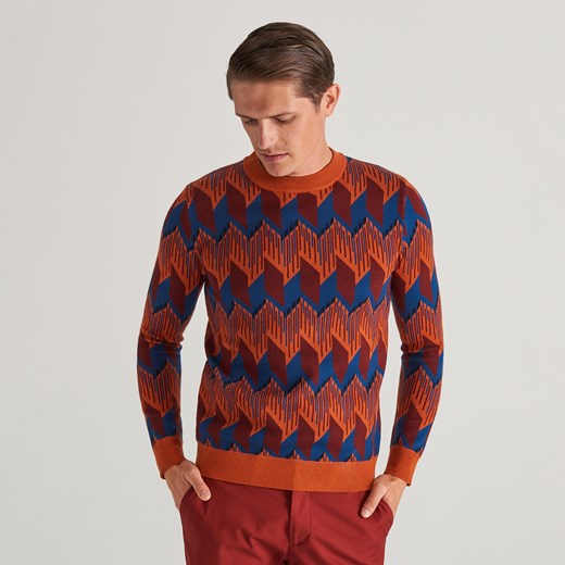 Reserved sweter męski wielokolorowy 