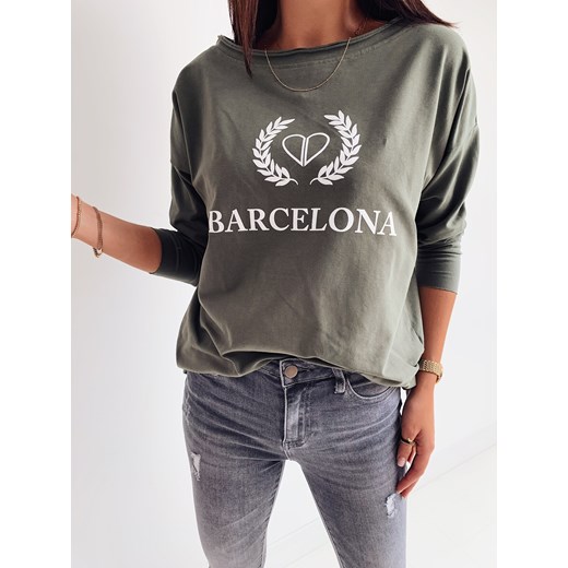 Bluzka Barcelona khaki | varlesca.pl   UNI VARLESCA
