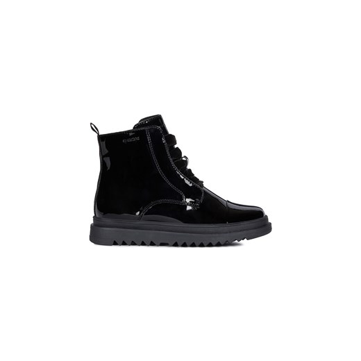 Czarne buty zimowe dziecięce Geox na zimę 