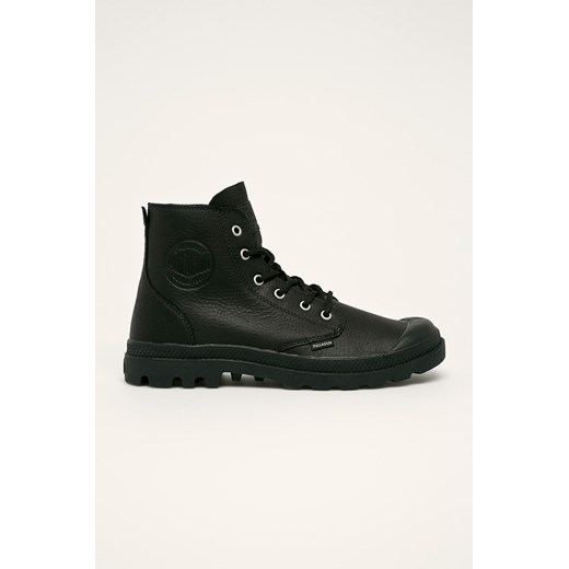 Palladium buty zimowe męskie czarne militarne skórzane na zimę 