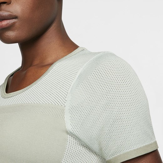 Bluzka sportowa Nike bez wzorów z nylonu 