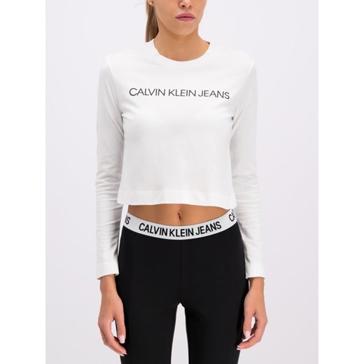 Bluzka damska Calvin Klein z napisem 