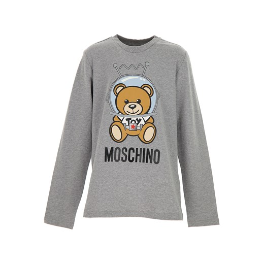 Moschino Koszulka Dziecięca dla Chłopców Na Wyprzedaży, szary, Bawełna, 2019, 10Y 12Y 14Y 4Y 5Y 6Y 8Y