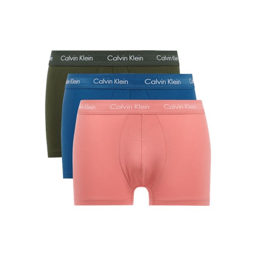 Obcisłe bokserki męskie z mieszanki bawełny i elastanu w zestawie 3 szt. Calvin Klein Underwear  XL Peek&Cloppenburg 